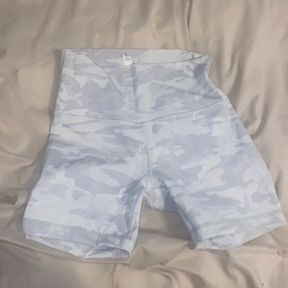 lululemon athletica Pants - White camo lulu shorts!